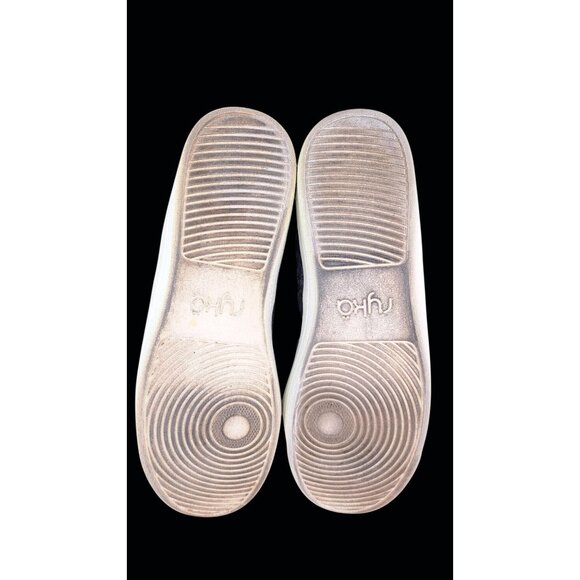 Ryka Vera Slip-On Leopard Print Ankle Sneakers Women Size 9.5 Black Knit Leather - Picture 12 of 12